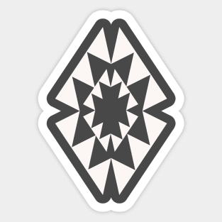 Aztec triangle motif Sticker